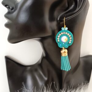 soutache náušnice , náušnice