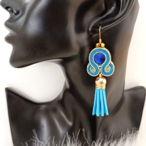 soutache náušnice, náušnice